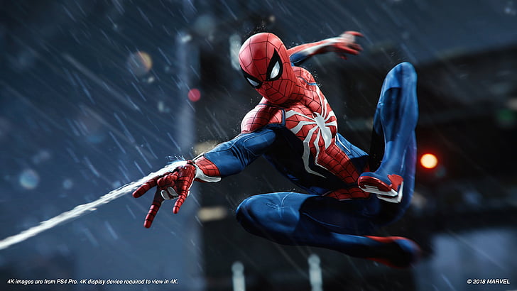 Marvel's Spider-Man, E3 2018, tangkapan layar, 4K, Wallpaper HD