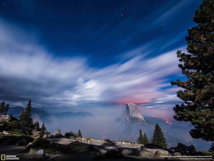 Yosemite большой огонь-National Geographic обои, National Geographic цифровые обои, HD обои