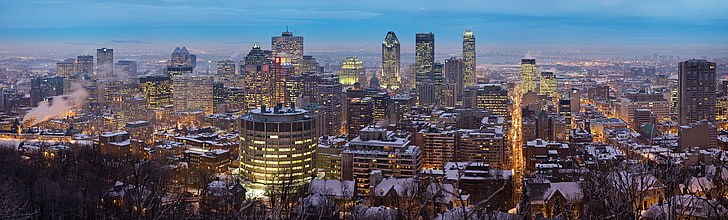 Montreal, winter, HD wallpaper