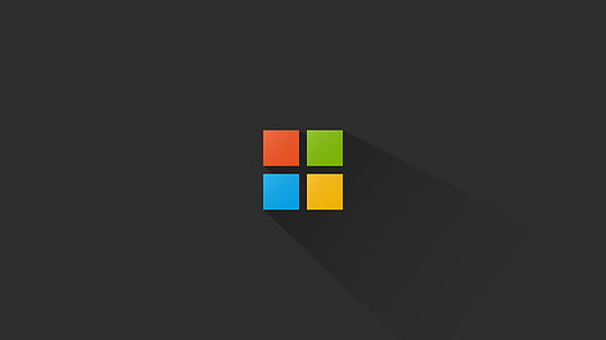 Windows, логотип, Microsoft, HD обои HD wallpaper