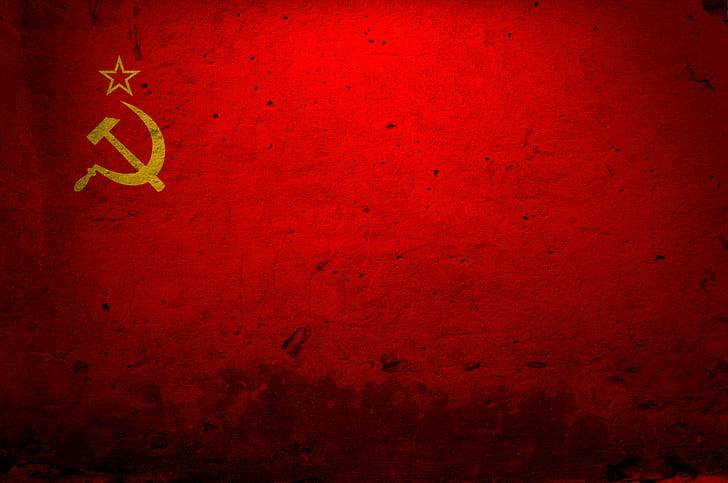 flag of united soviet socialist republics, HD wallpaper