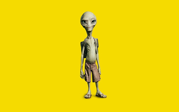 alien illustration, paul, seth rogen, 2011, alien, HD wallpaper