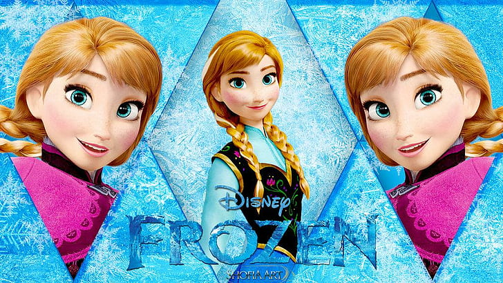 Anna of Disney Frozen, วอลล์เปเปอร์แอนนาแช่แข็งดิสนีย์, แอนนา, ดิสนีย์, แช่แข็ง, ภาพยนตร์, วอลล์เปเปอร์ HD