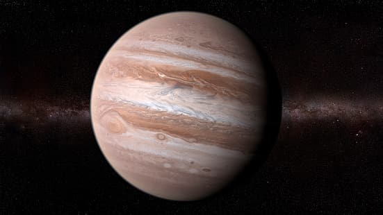 espacio, estrellas, planeta, Júpiter, Gran Mancha Roja, Sistema Solar, Fondo de pantalla HD HD wallpaper