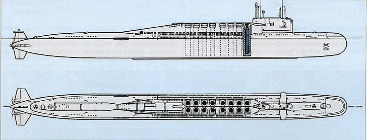 bâtiment en béton blanc et noir, sous-marin, plans, véhicule, Fond d'écran HD