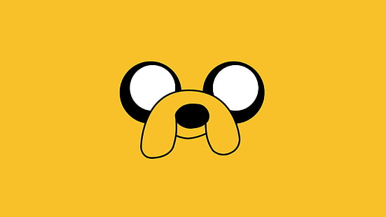 Jake the Dog z ilustracji Adventure Time, Adventure Time, Jake the Dog, minimalizm, Tapety HD HD wallpaper