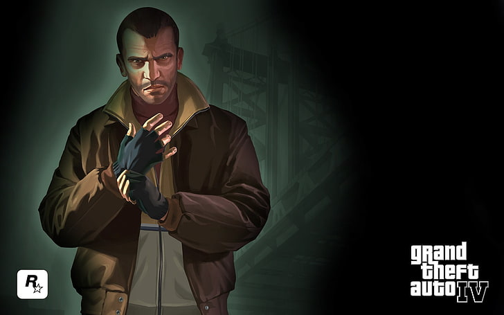 Grand Theft Auto IV, permainan video, Niko Bellic, Wallpaper HD