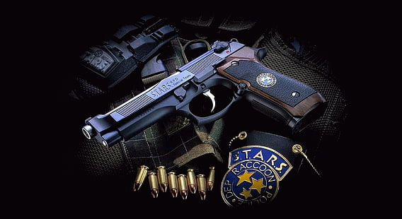 pistole stelle residenti armi malvagie beretta munizioni 1980x1080 Space Stars HD Arte, stelle, pistole, Sfondo HD HD wallpaper