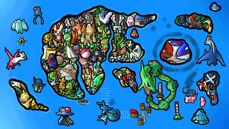 Pokemon Hintergrund, Pokémon, HD-Hintergrundbild