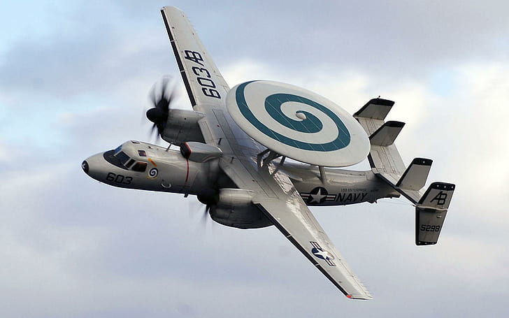 E 2C Hawkeye, hawkeye, samoloty, Tapety HD