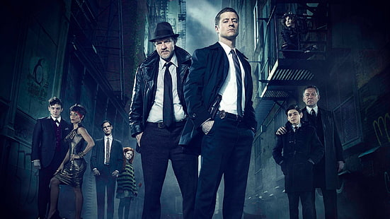 chaqueta de traje negro para hombre, Gotham, TV, Fondo de pantalla HD HD wallpaper