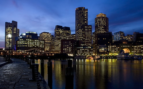 Boston, die Skyline, HD-Hintergrundbild HD wallpaper