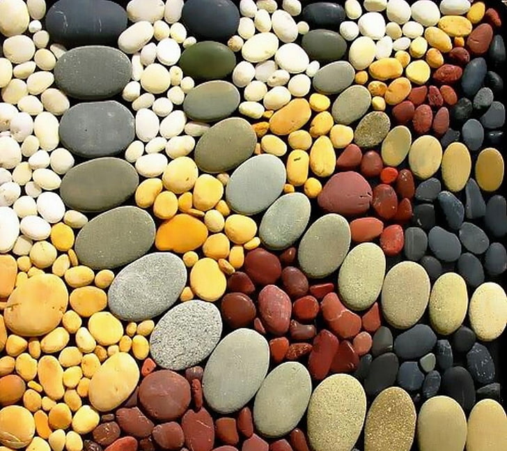 stones, pattern, HD wallpaper