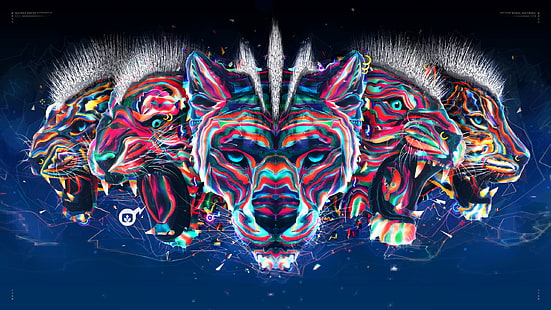Panthera-Klasse, Löwe, Jaguar, Panthera, Tiger, Leopard, HD-Hintergrundbild HD wallpaper