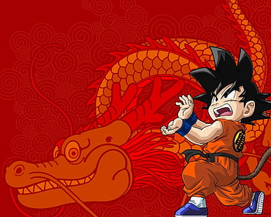 Sfondo di Dragonball Z, Son Goku, anime, Dragon Ball, dragon, ball, Sfondo HD HD wallpaper