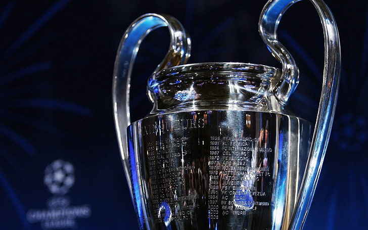 silberner Pokal, UEFA, Champions League, Pokal, HD-Hintergrundbild