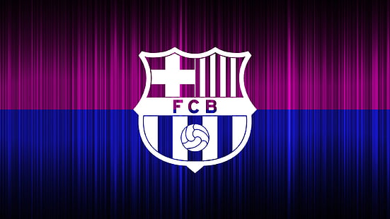 tapeta, sport, logo, piłka nożna, FC Barcelona, Tapety HD HD wallpaper