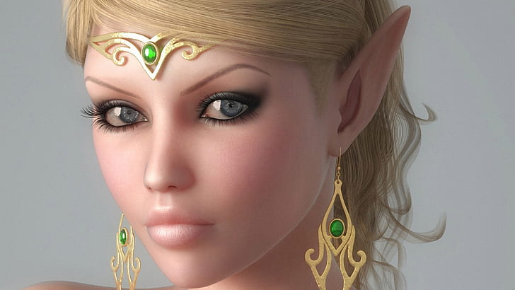Elf Princess Fantasy Wallpaper Hd Für Mobiltelefon, HD-Hintergrundbild