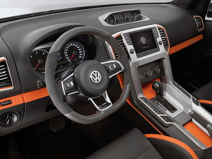 Volkswagen, car, dashboards, HD wallpaper