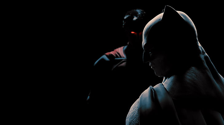 خلفية باتمان مقابل سوبرمان ثلاثية الأبعاد ، سوبرمان ، باتمان ، عالية الدقة ، 4K، خلفية HD