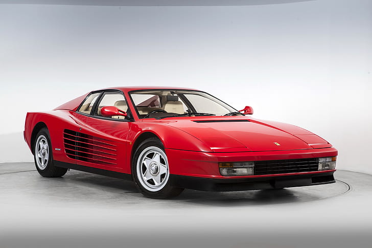 Ferrari, süper araba, 1987, Testarossa, HD masaüstü duvar kağıdı