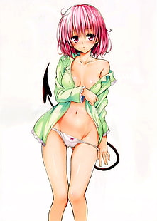 personaje de anime femenino, To Love-ru, Momo Velia Deviluke, anime, Fondo de pantalla HD HD wallpaper