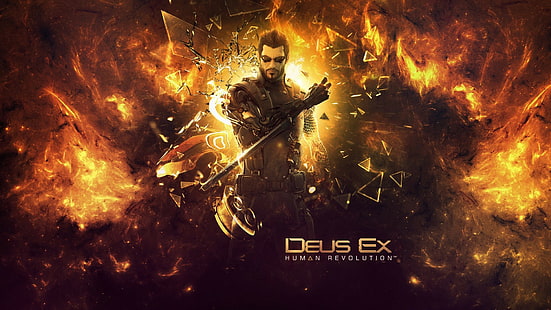 Deus Ex, Deus Ex: Revolução Humana, Adam Jensen, videogames, HD papel de parede HD wallpaper