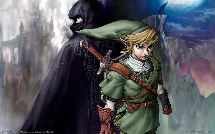 Zelda, a lenda de Zelda: Princesa do Crepúsculo, Link, HD papel de parede