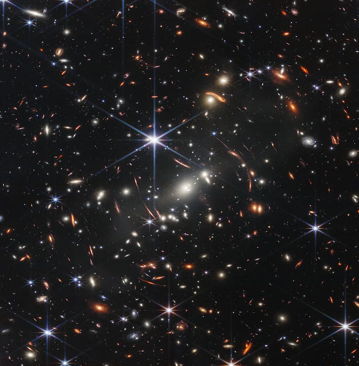 alam semesta, luar angkasa, galaksi, Teleskop Luar Angkasa James Webb, Wallpaper HD, wallpaper seluler