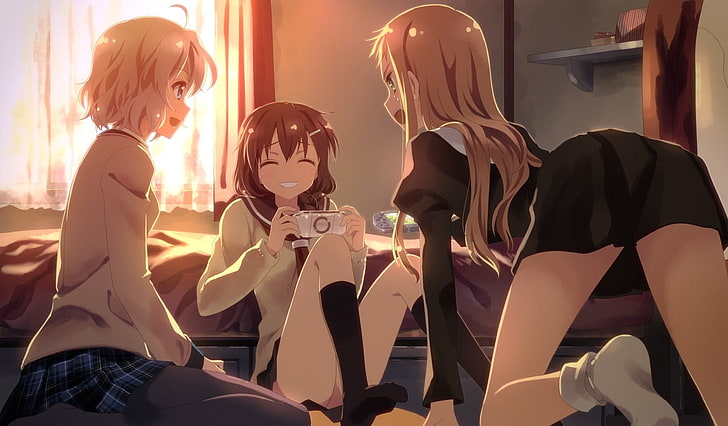 Anime, originelle Charaktere, Anime Girls, Schuluniform, HD-Hintergrundbild