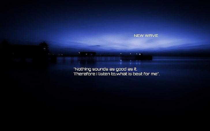 nothing sounds as good as it text, quote, text, artwork, HD wallpaper