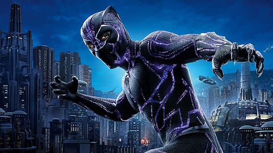 Black Panther, Marvel Cinematic Universe, MCU, Wakanda, T'challa, HD tapet HD wallpaper