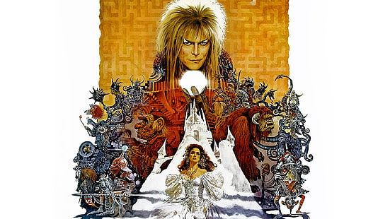 david Bowie, Labyrinth, movies, HD wallpaper HD wallpaper
