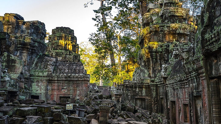 Templos, Angkor Wat, Fondo de pantalla HD