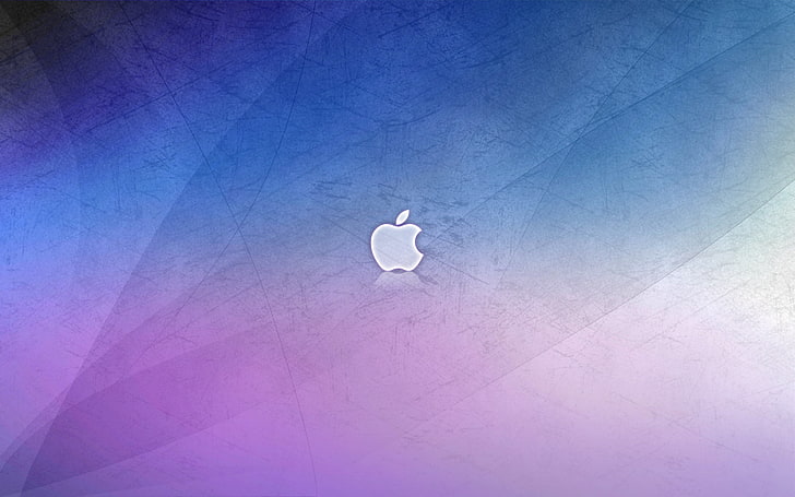 Apple marka logosu, elma, çizikler, avrora, HD masaüstü duvar kağıdı