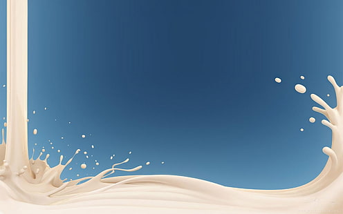 Essen, Milch, Splash, HD-Hintergrundbild HD wallpaper