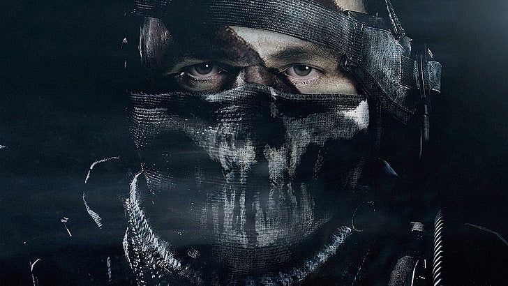 マスクと鎧の壁紙を着た男、Call of Duty：Ghosts、Call of Duty、ビデオゲーム、 HDデスクトップの壁紙