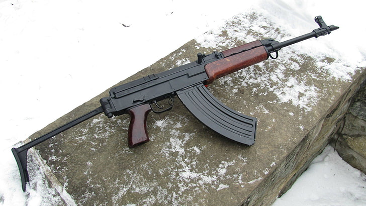 بندقية ، تشيكوسلوفاكيا ، بندقية هجومية ، بندقية سوداء ، CZ vz. 58، خلفية HD