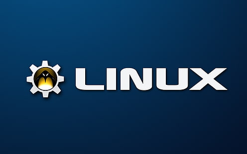 Linux, Tux, пингвины, логотип, HD обои HD wallpaper