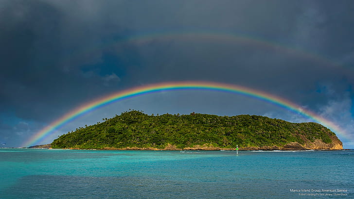 مجموعة جزر مانوا ، جزر ساموا الأمريكية، خلفية HD