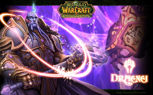 World of Warcraft, draenei, World of Warcraft: The Burning Crusade, Wallpaper HD HD wallpaper