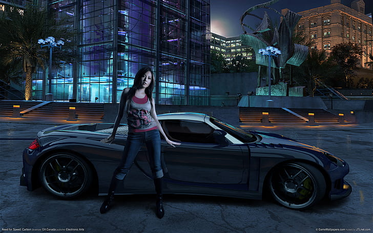 Need for Speed ​​Carbon Girl, Girl, Need, Speed, Carbon, HD-Hintergrundbild