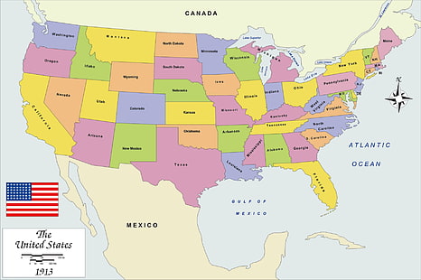 Misc, Map Of The Usa, Map, USA, United States Of America Map, Usa Map, HD wallpaper HD wallpaper