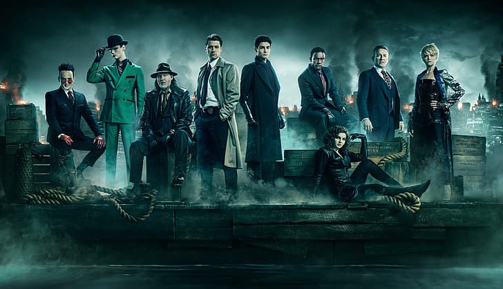 Gotham, saison 5, série télévisée, Fond d'écran HD