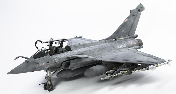 toy, fighter, multipurpose, model, Dassault Rafale M, HD wallpaper