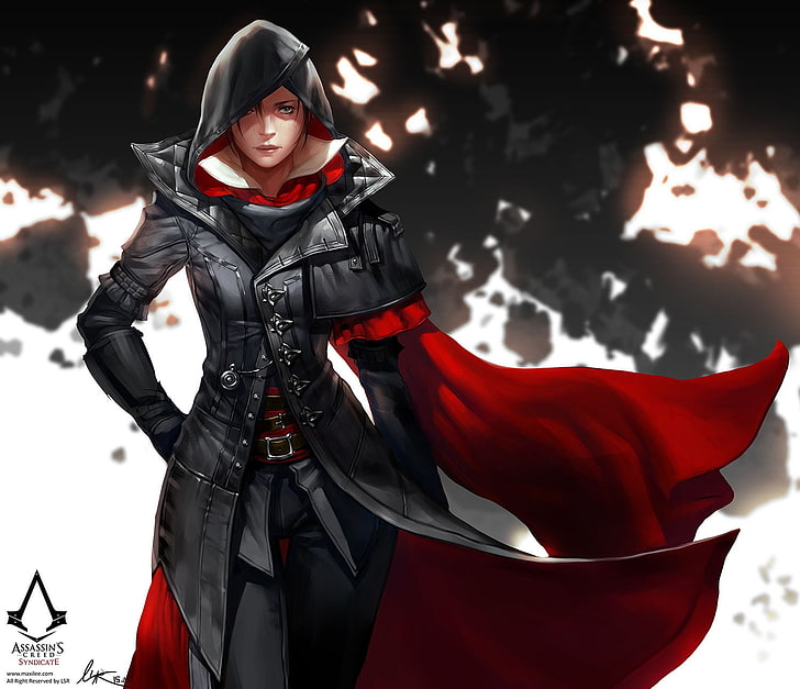 Assassin's Creed Syndicate illustration, anime girls, fan art, 2D, Assassin's Creed, Evie Frye, HD wallpaper