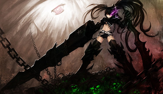 Anime, Anime Mädchen, Black Rock Shooter, Insane Black Rock Shooter, HD-Hintergrundbild HD wallpaper