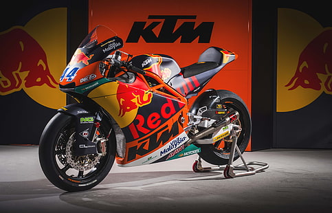 2017, Race bike, MotoGP bike, 4K, KTM Moto2, HD wallpaper HD wallpaper