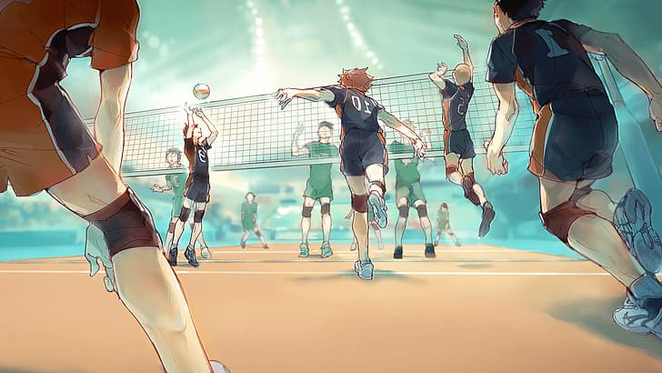 Haikyuu, volleyball, HD wallpaper