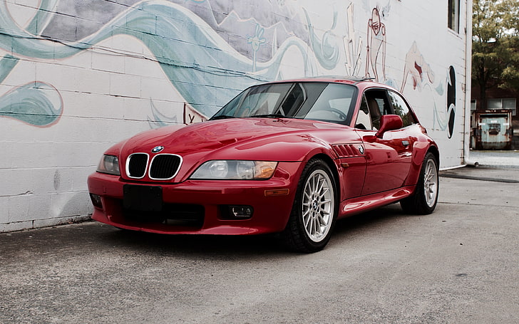 car, tuning, BMW, M coupe, HD wallpaper